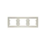 Рамка 3-м Бриллиант горизонт. сл. кость UNIVersal 7948707