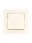 Рамка 1-местн. горизонт. VESNA кремов. LEZARD 742-0300-146