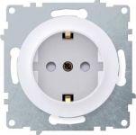 Розетка 1-м СП Florence 16А IP20 с заземл. защ. шторки винтов. клеммы механизм бел. (1E10101300) OneKeyElectro 2172764
