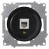 Розетка компьютерная 1-м СП Florence RJ45 кат.5E механизм черн. (1E20701303) OneKeyElectro 2172816