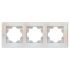 Рамка 3-м Афина универс. жемчуг Universal A0045-OBr