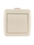 Выключатель 1-кл. ОП Nata 10А IP20 крем. LEZARD 710-0300-100