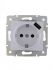 Розетка 1-м СП Karina 16А с заземл. с заряд. устройством USB механизм бел. LEZARD 707-0288-181