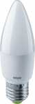 Лампа светодиодная 61 327 NLL-C37-8.5-230-2.7K-E27-FR 8.5Вт свеча матовая 2700К тепл. бел. E27 640лм 176-264В NAVIGATOR 61327