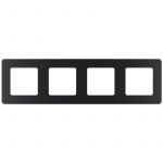 Рамка 4-м Inspiria антрацит Leg 673963