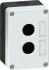 Корпус кнопочного поста пластиковый серый на 2 места PW