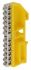 Шина PE "земля" на на DIN-изол. ШНИ-6х9-12 никелированная Д желт. NO-222-93-1 ЭРА Б0044142