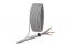 Кабель витая пара U/UTP кат.5E 4х2х24AWG solid CU PVC сер. (м) Эра Б0044429