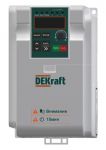 Преобразователь частоты DEKV060 1.5кВт 220В 1ф с тормозн. модулем DEKraft DEKV060G1R5S2B