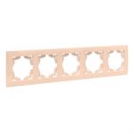 Рамка 5-м Валенсия крем. PROxima EKF EWM-G-305-20